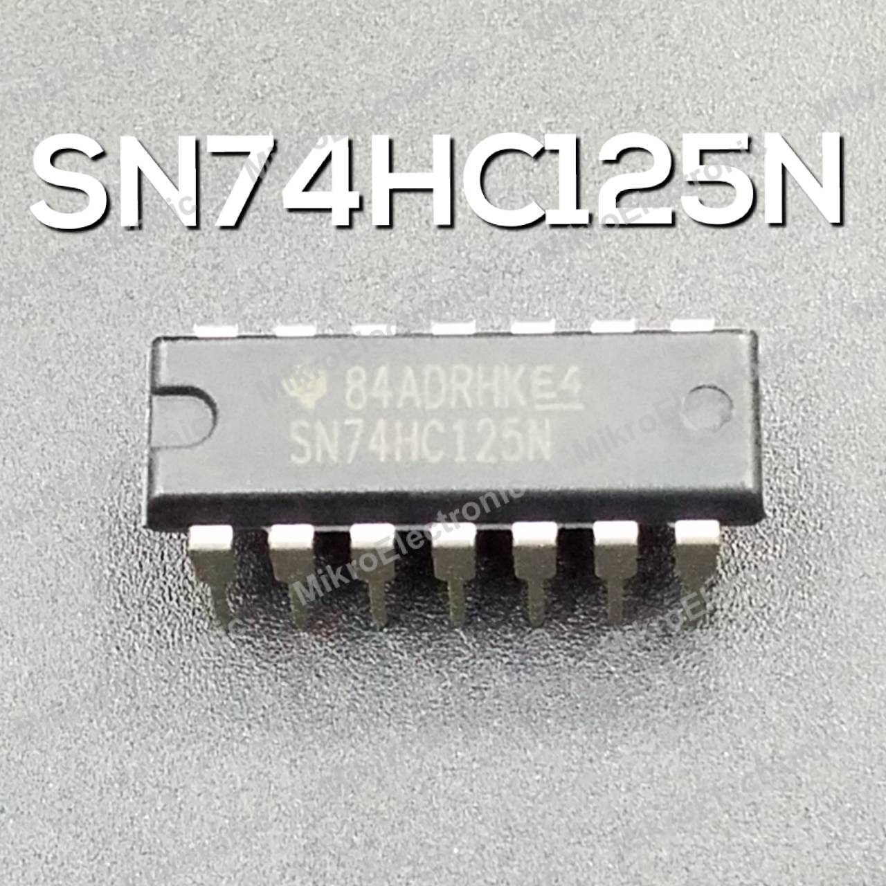 SN74HC125N Quadruple Bus Buffer Gates With 3-State Outputs