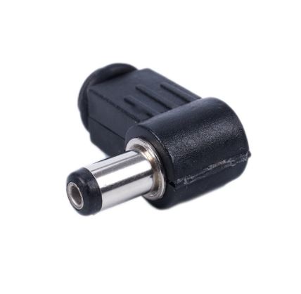 Jack DC Power Connector DC5.5*2.1*9mm. DC5521/25 Male Plug Right Angle L