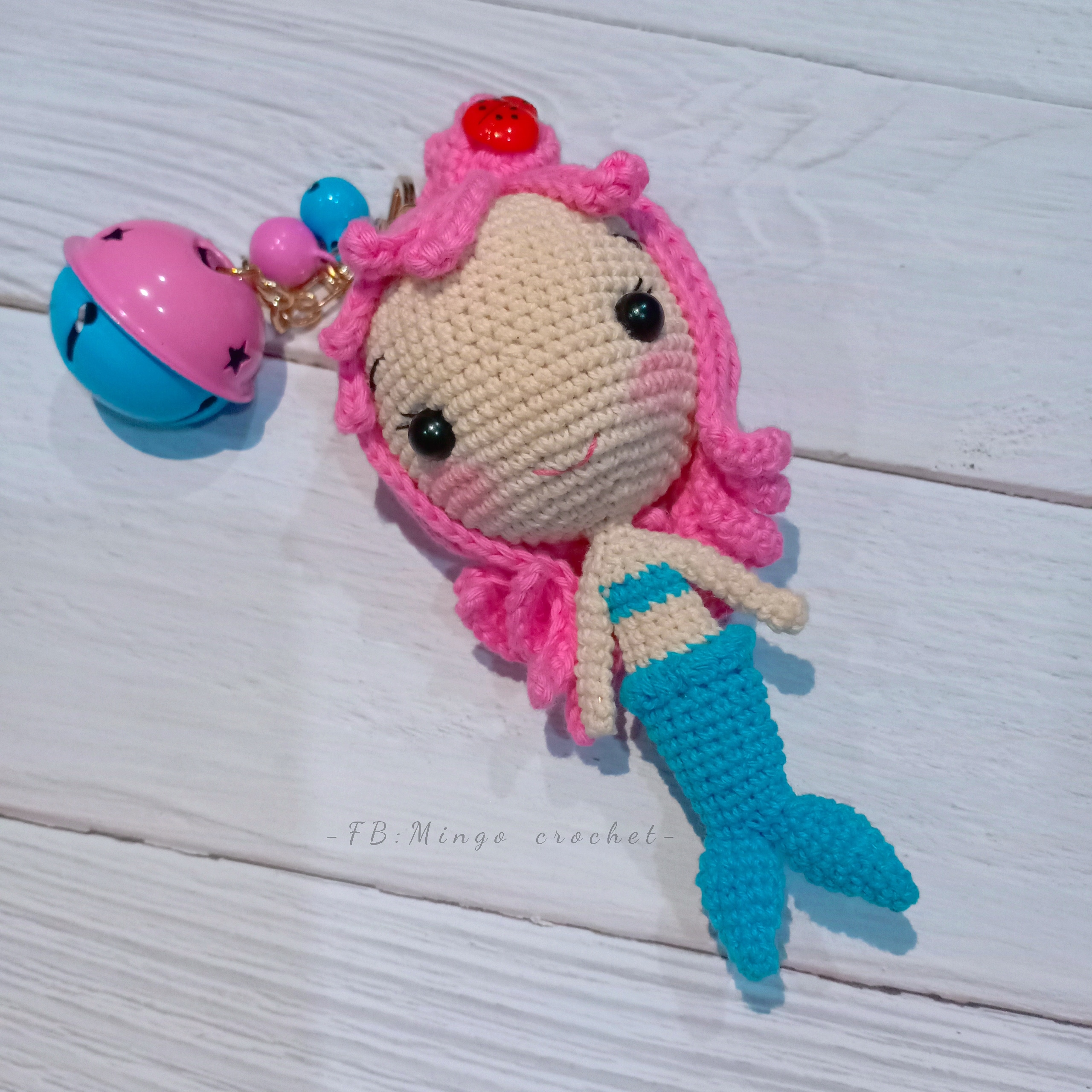 น้องเหงือก ฟ้า : พวงกุญแจ รุ่น mingo cute