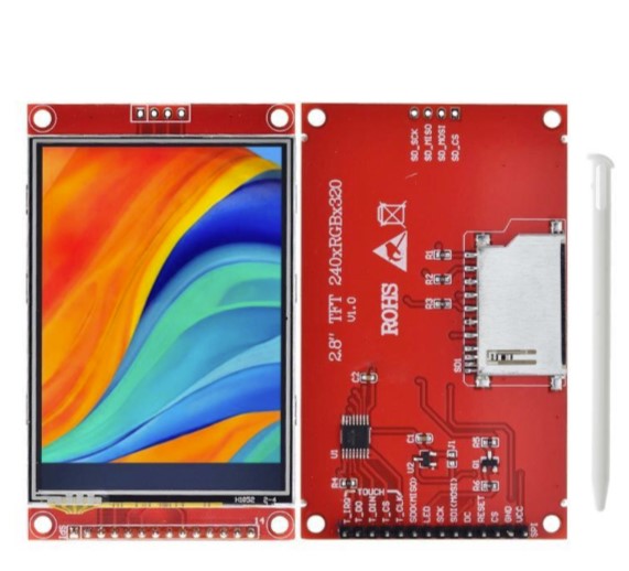 TFT LCD 240×320 2.8" V1.2 SPI Touch Panel Serial Port Module With ILI9341 2.8Inch SPI Serial Display With Touch Pen