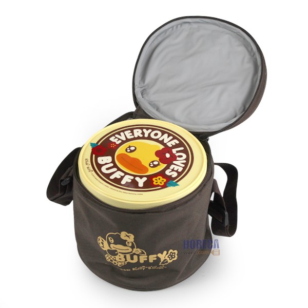 ชุดกล่องอาหาร2ชั้น พร้อมกระเป๋า B.Duck แฮปปี้แวร์-พลาสติก