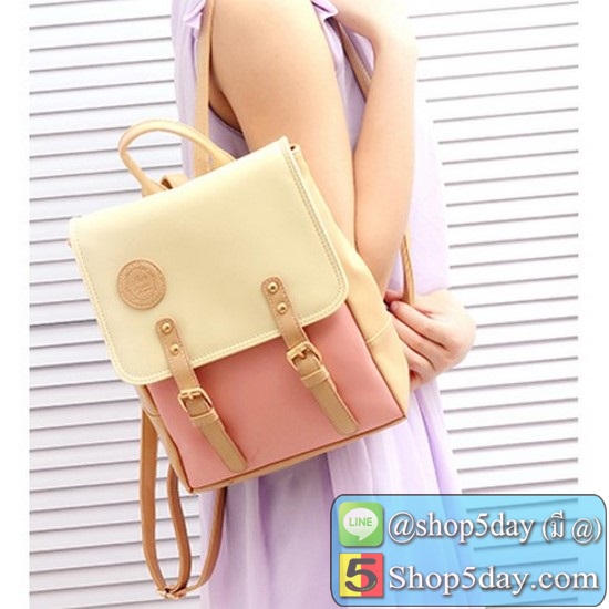 กระเป๋าเป้หนัง รุ่น Pastel