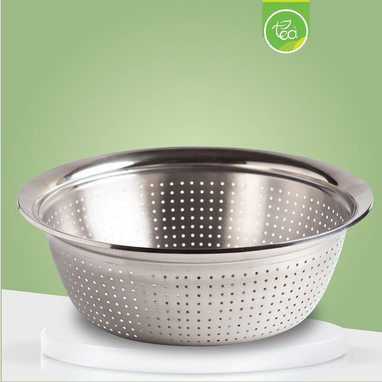 ตะแกรงสแตนเลส ล้างไข่มุก ล้างผัก รูเล็ก ตระกร้าสำหรับล้าง Wash Tray ขนาด 31 cm บรรจุ 1 ชิ้น