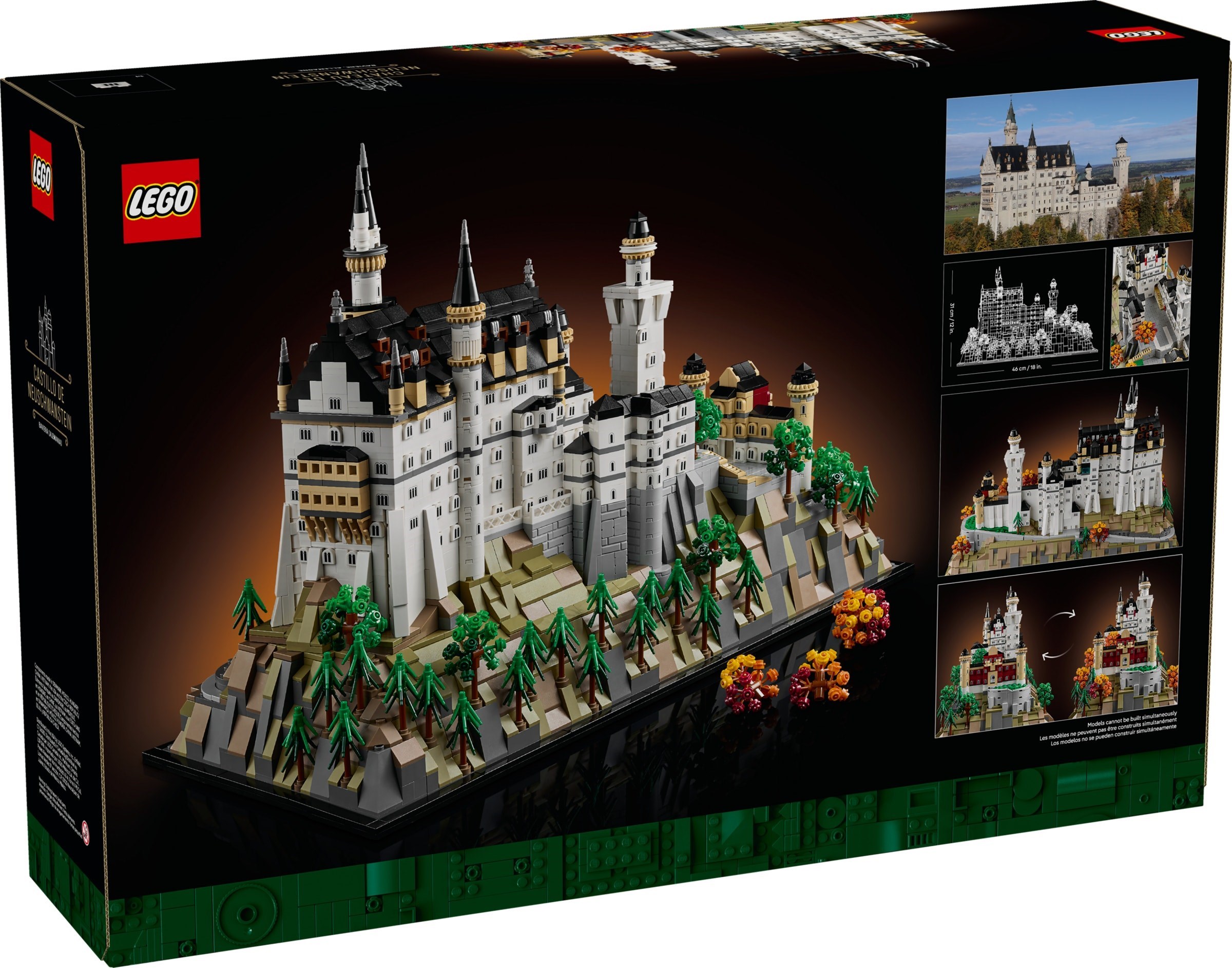 LEGO Architecture เลโก้ 21063 Neuschwanstein Castle