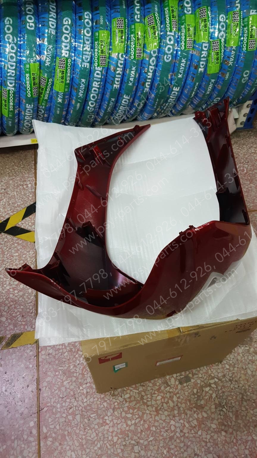 บังลม WAVE 110-I/19 แท้ๆ สีแดงบรอนซ์ (372) 64500-K58-TC0ZA Honda