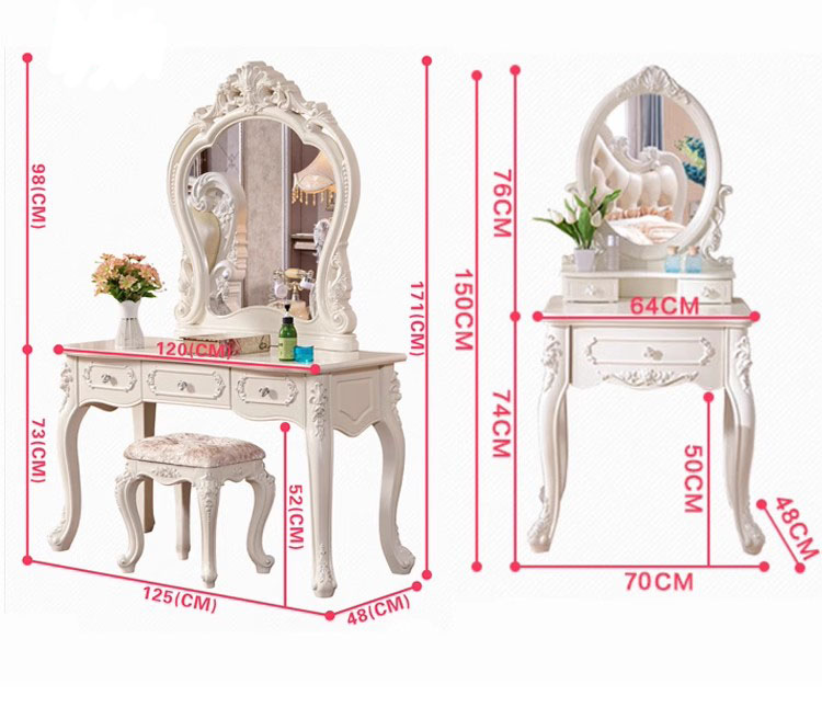 โต๊ะเครื่องแป้งหลุยส์ 01