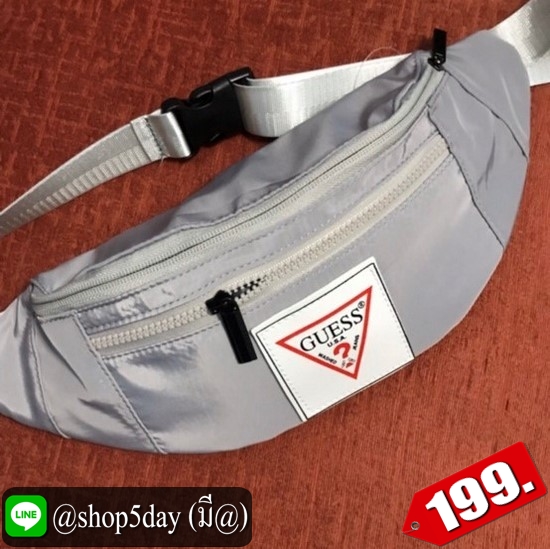 ♨️ กระเป๋าคาดอก-เอว GUESS งานป้าย ผ้าลื่น (2020)