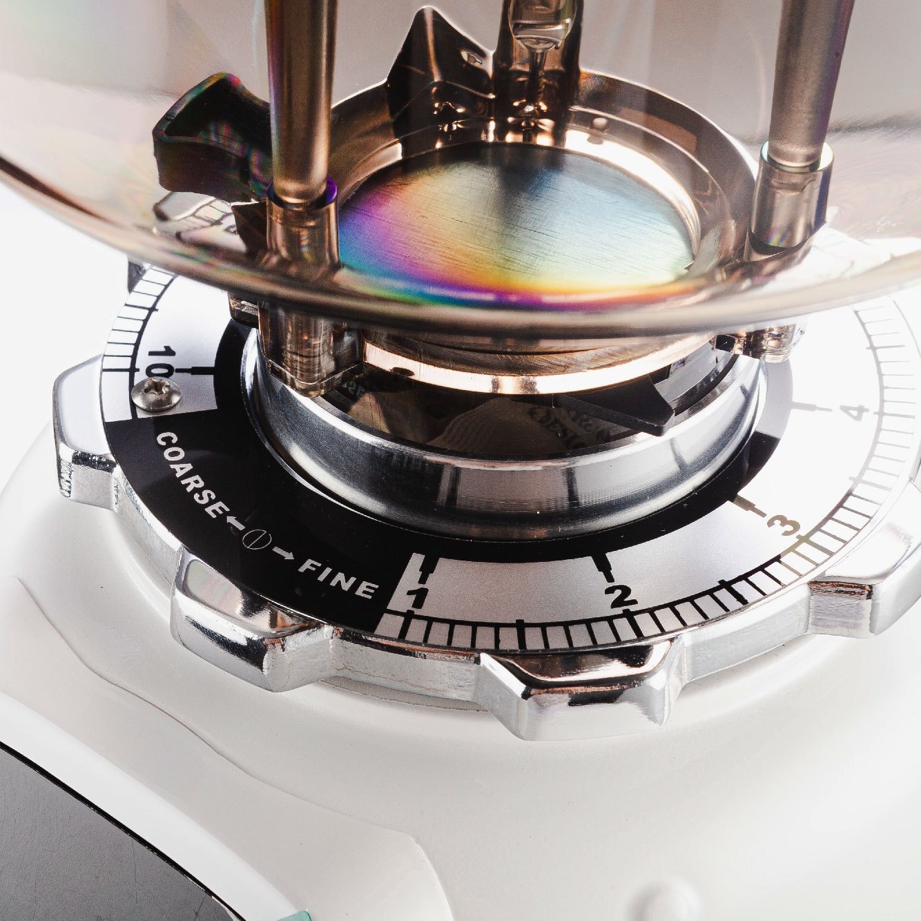 เครื่องบดกาแฟ JX สีขาว ระบบดิจิตอลทัชกรีน เฟืองไทเทเนียม กาแฟ Coffee Grinder อัตโนมัติ Auto กำลังไฟ (350W / เครื่อง) จำหน่ายโดย ทีอีเอ