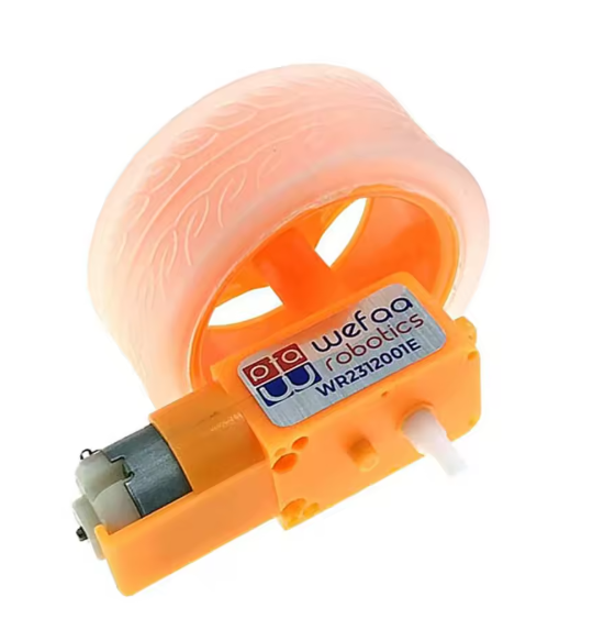 ล้อรถ ขนาด 65มม. ใช้กับ TT Motor 130 Motor Car Wheels robot car wheels Smart Car Robot Gear Motor for Arduino