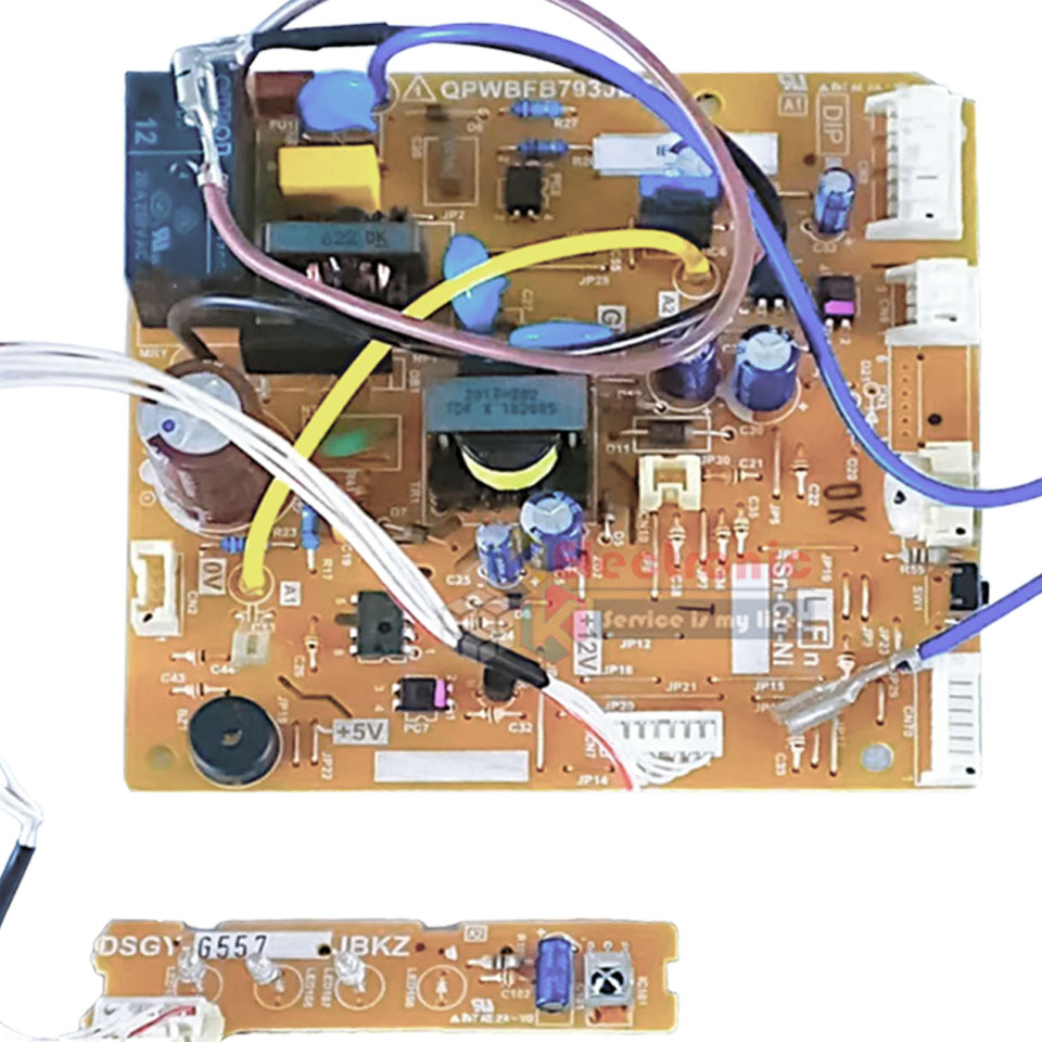 แผงบอร์ดควบคุมแอร์คอยเย็นSHARP-ชาร์ป รุ่น AH-PF10-อะไหล่ใหม่แท้บริษัท