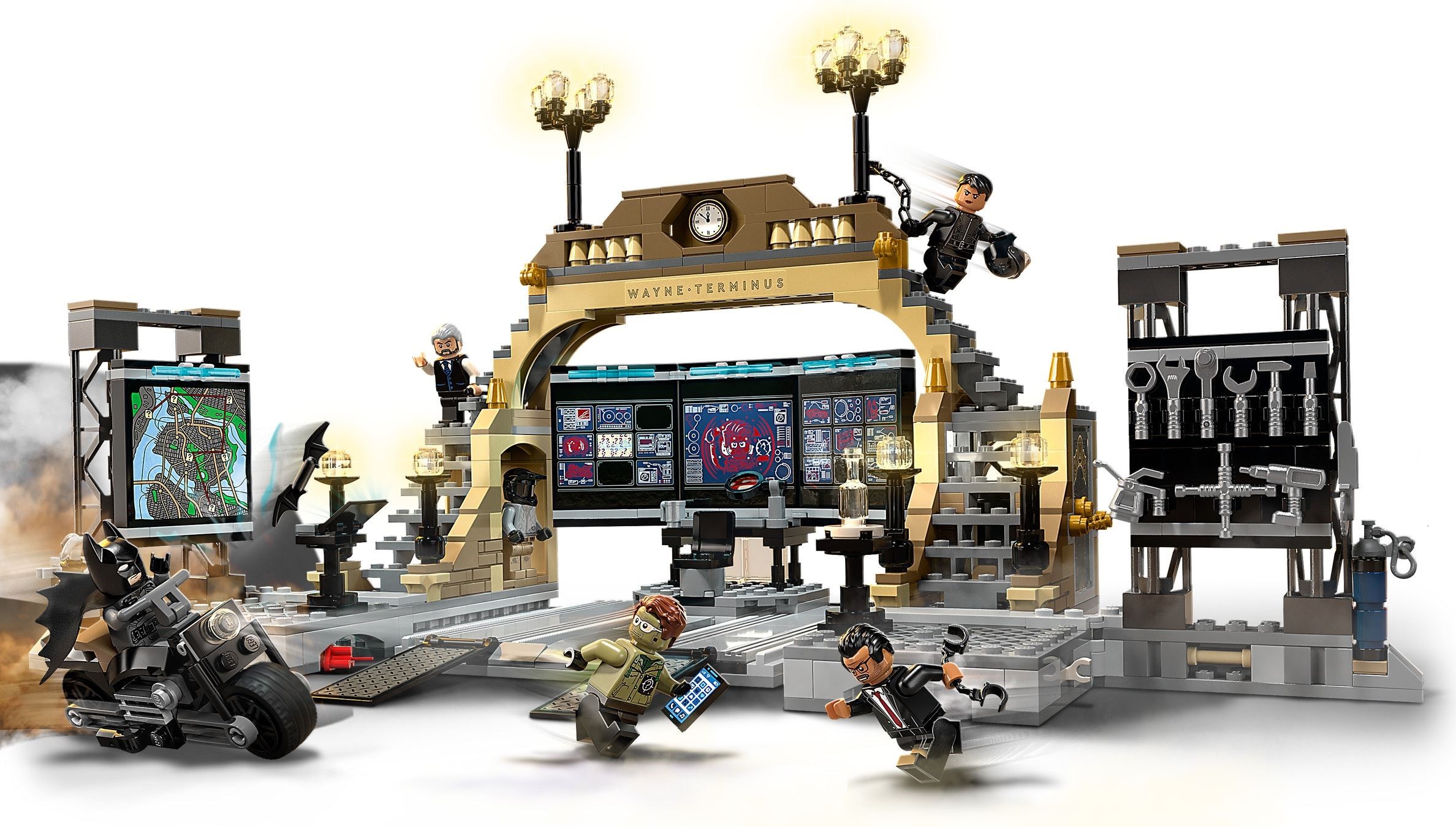 LEGO Super Heroes DC เลโก้ 76183 Batcave: The Riddler Face-Off