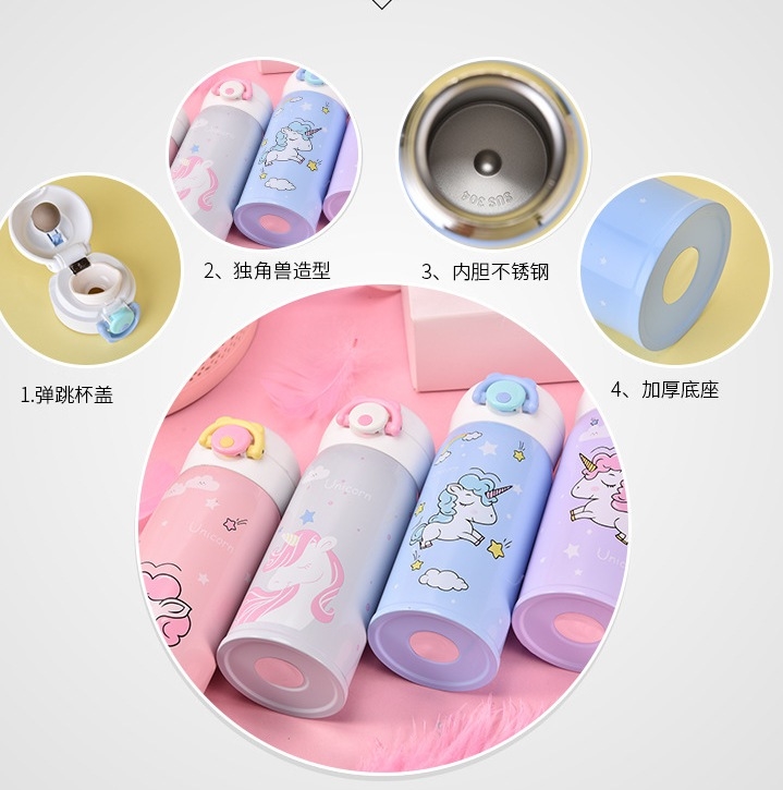 กระบอกน้ำยูนิคอร์น เก็บอุณหภูมิ