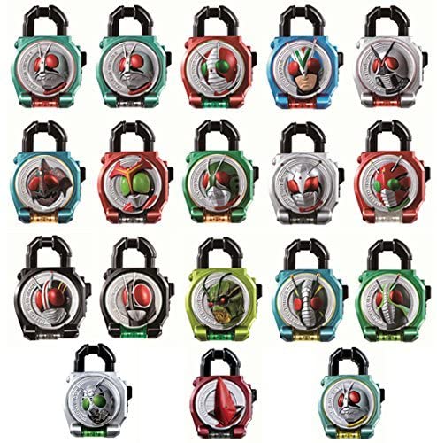 Premium Bandai Exclusive Capsule Lock Seed Showa Rider Legend Set