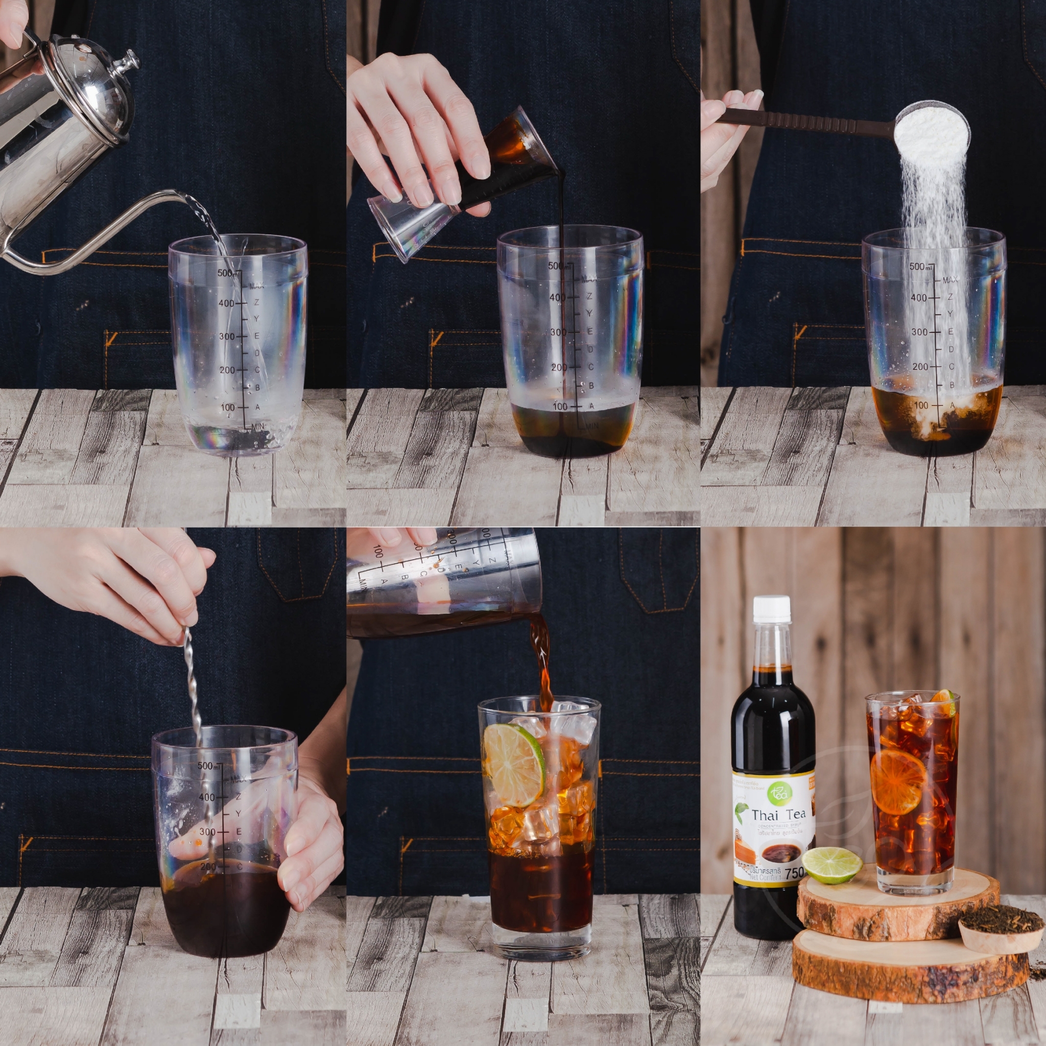 [ยกลัง 12 ขวด] ไซรัปชาไทย สูตรเข้มข้น พร้อมชง ชาไทย ชานมThai Tea Syrup ชาไทย กลิ่นชาไทย ชาเย็น ขนาด 750 ml ตรา ทีอีเอ