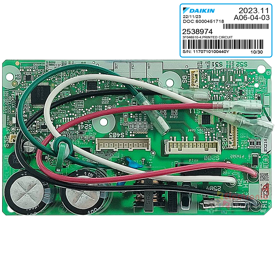 แผงบอร์ดแอร์คอยเย็นDAIKIN-ไดกิ้น ใช้ได้ทั้งหมด 3 รุ่นที่ระบุไว้-อะไหล่ใหม่แท้บริษัท #อะไหล่แอร์DAIKIN