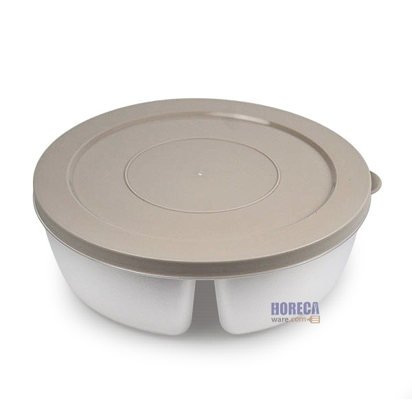 Round box 3 compartments 29.5 cm. PI-2412 Keyway
