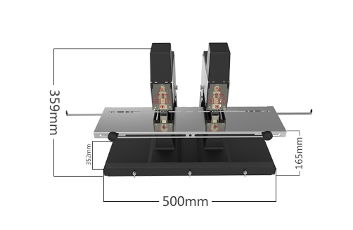 เครื่องเย็บกระดาษกลางเล่มไฟฟ้าคู่ ST-105G