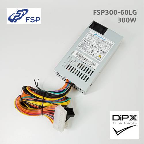 Power supply 1U FSP 300W (FSP300-60LG) 24pin, 4pin+4pin, 6pin+2pin, 2molex, 3sata (New)