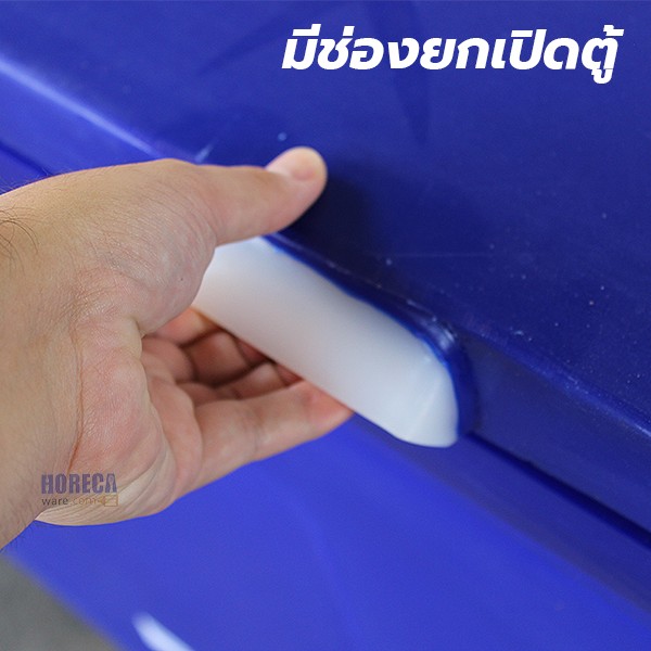 สีน้ำเงิน ถังแช่ roto 450 ลิตร 84x110x87cm โรโต้