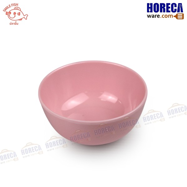 [สีชมพู] ชามแบ่ง 3.5 นิ้ว ปลายิ้ม [sf-b935-bk]