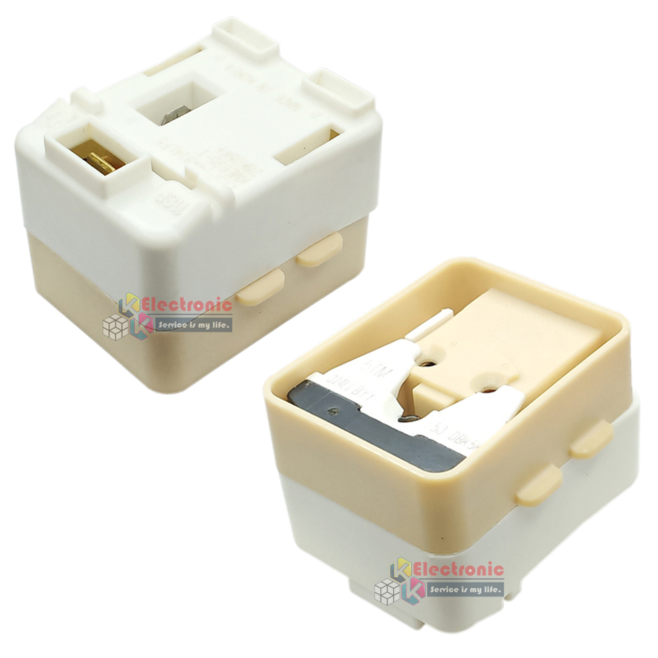รีเลย์+โอเวอรืดหลดตู้เย็น Electrolux-อะไหล่แท้