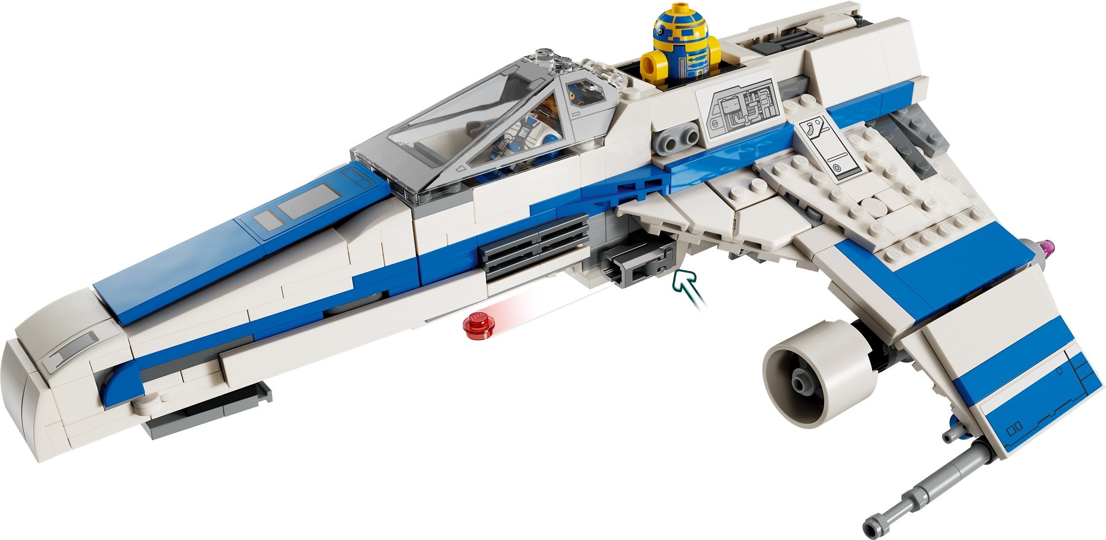 LEGO Star Wars เลโก้ 75364 New Republic E-wing vs. Shin Hati's Starfighter