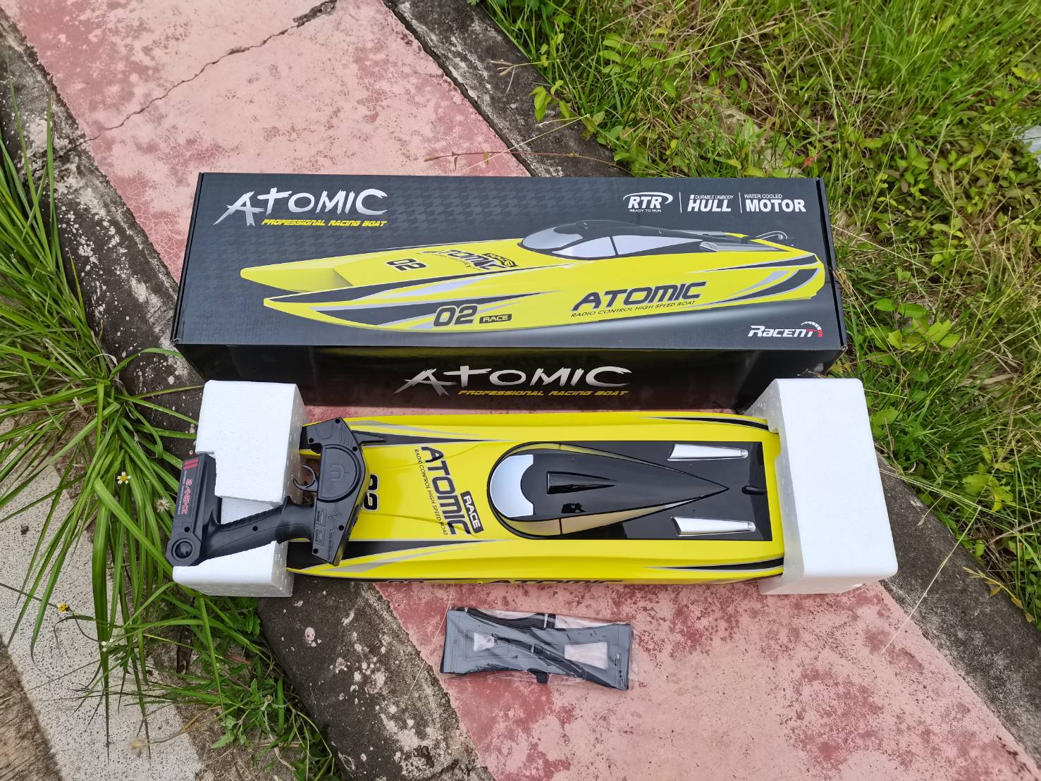เรือบังคับวิทยุ VOLANTEX ATOMIC RC BOAT V792-4 3S BATTERRY ความเร็ว 70 Km/h ชุดพร้อมเล่น