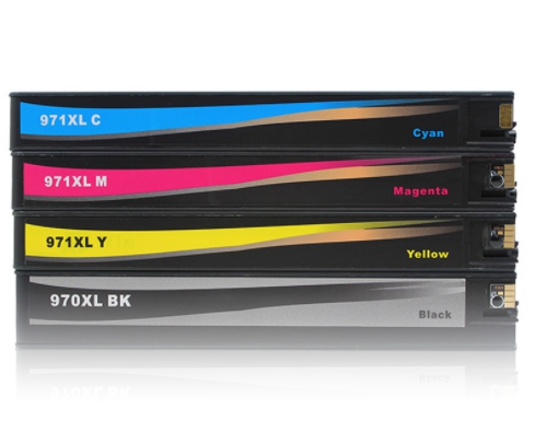 หมึกพิมพ์HP 970/971XL สีดำ ปริมาณการพิมพ์ 12,000 แผ่น เทียบเท่า