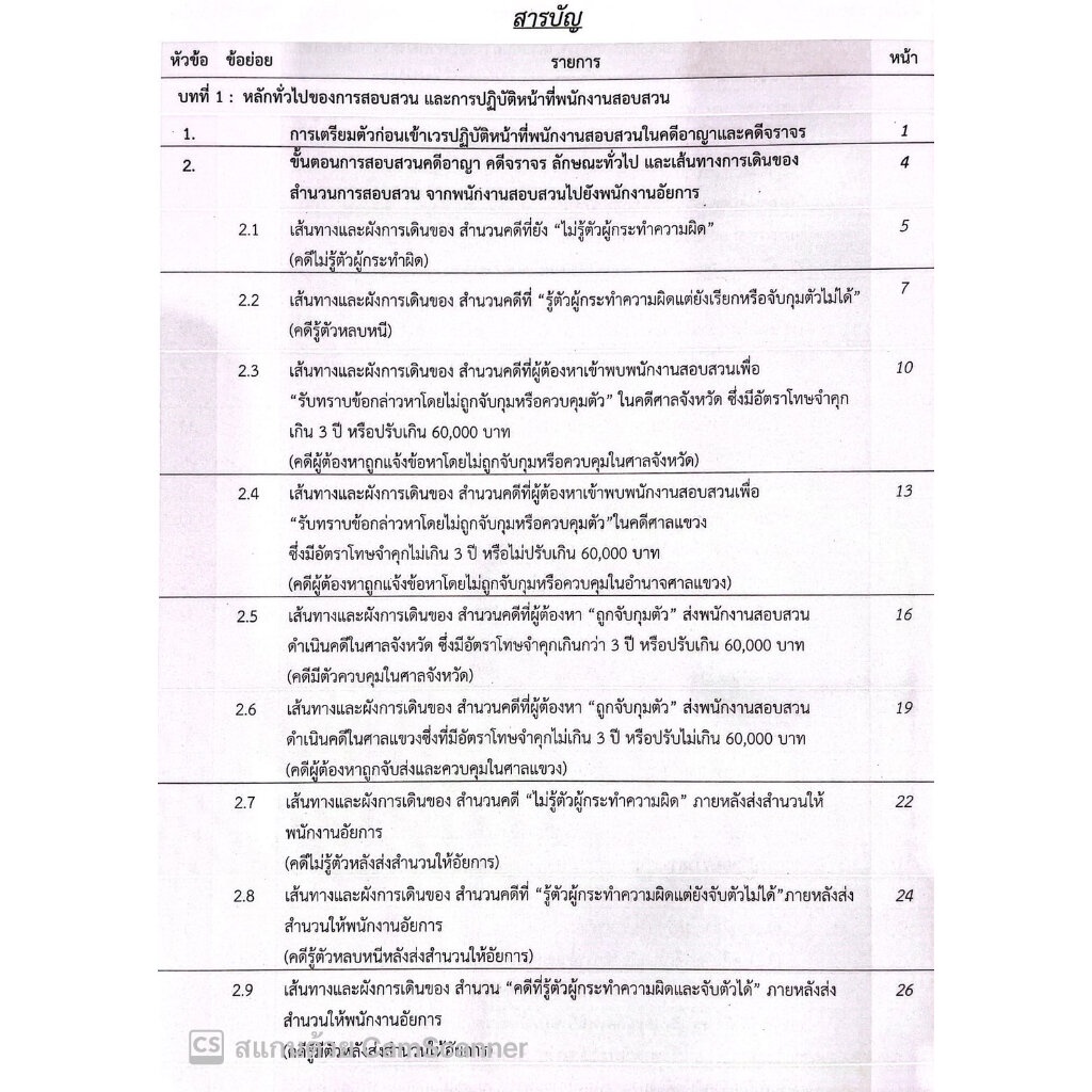 (PREส่ง22ธค68) การสอบสวน ภาคปฏิบัติ ภาคขั้นตอนการสอบสวนคดีอาญา-จราจร (ฉบับปรับปรุง 2566)/ สันติ ผิวทองคำ