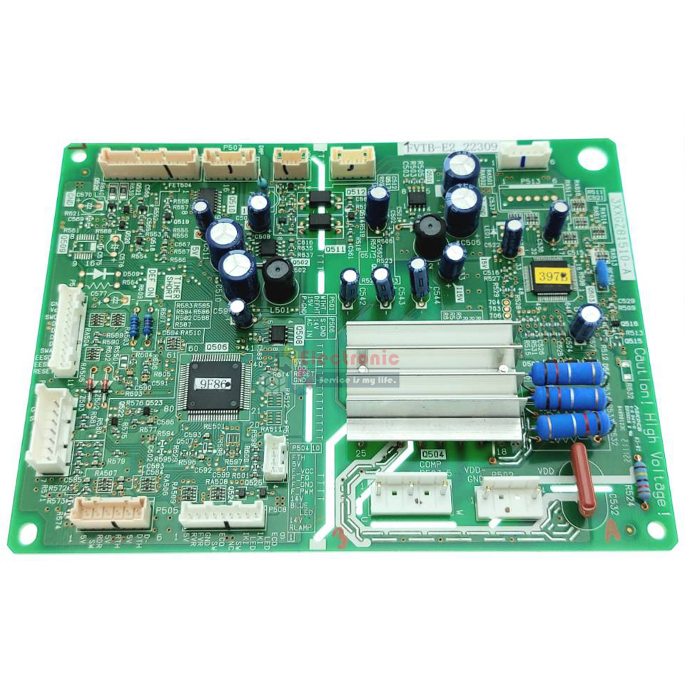 แผงบอร์ดตู้เย็นTOSHIBA(โตชิบา)รุ่น*GR-A32KBZ*อะไหล่แท้*ใช้ได้กับทุกรุ่นที่ทางร้านระบุไว้*ใช้กับคอมเพรสเซอร์PANASONIC