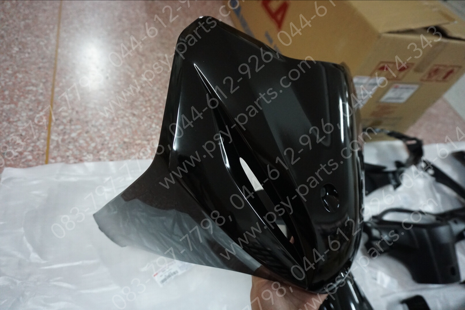 พลาสติกชุด WAVE 110-I/14, WAVE 110-I/12 สีดำ (A35)