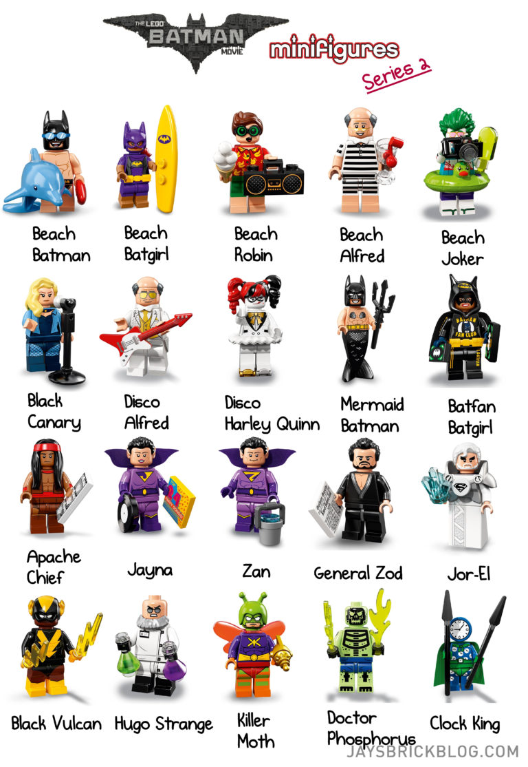 LEGO เลโก้ 71020 MINIFIGURES BATMAN MOVIE S2 (ครบ 20 แบบ)