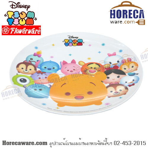 ทีซูมซูม2 "จานทรงตื้น 9 " ฟลาวเวอร์แวร์-ใหม่ [p2102-9]