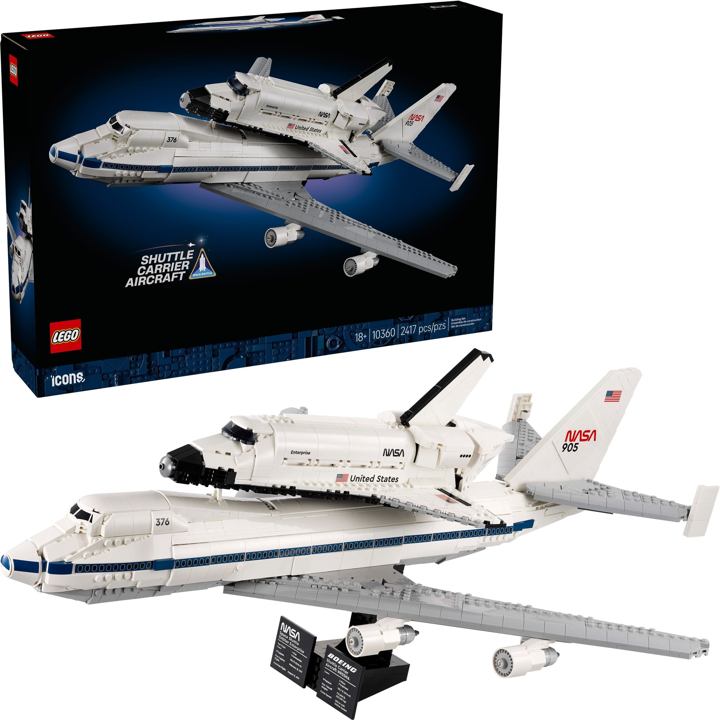 LEGO เลโก้ 10360 Shuttle Carrier Aircraft
