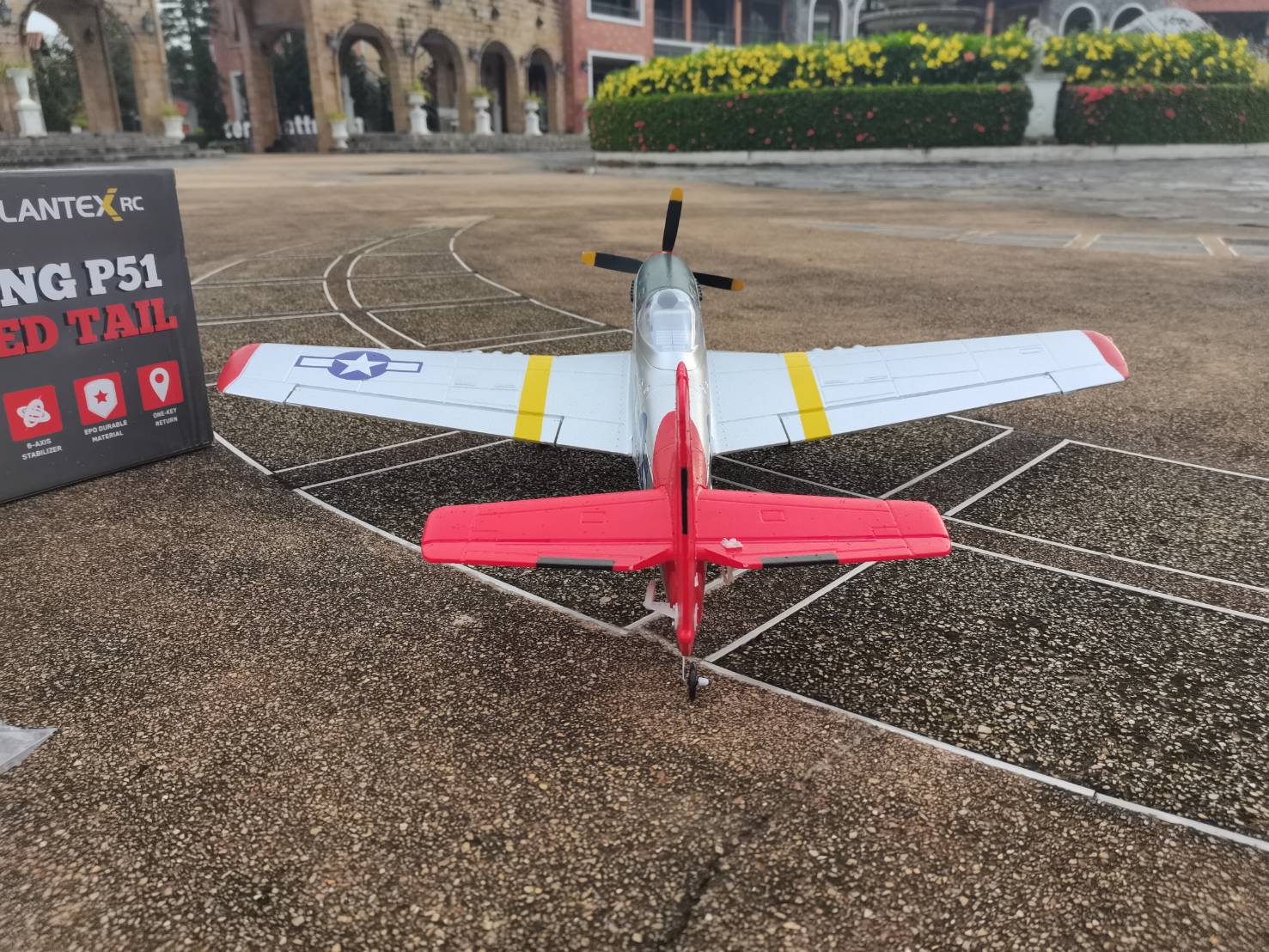 เครื่องบินบังคับวิทยุ Volantex Mustang P-51D Brushless RTF