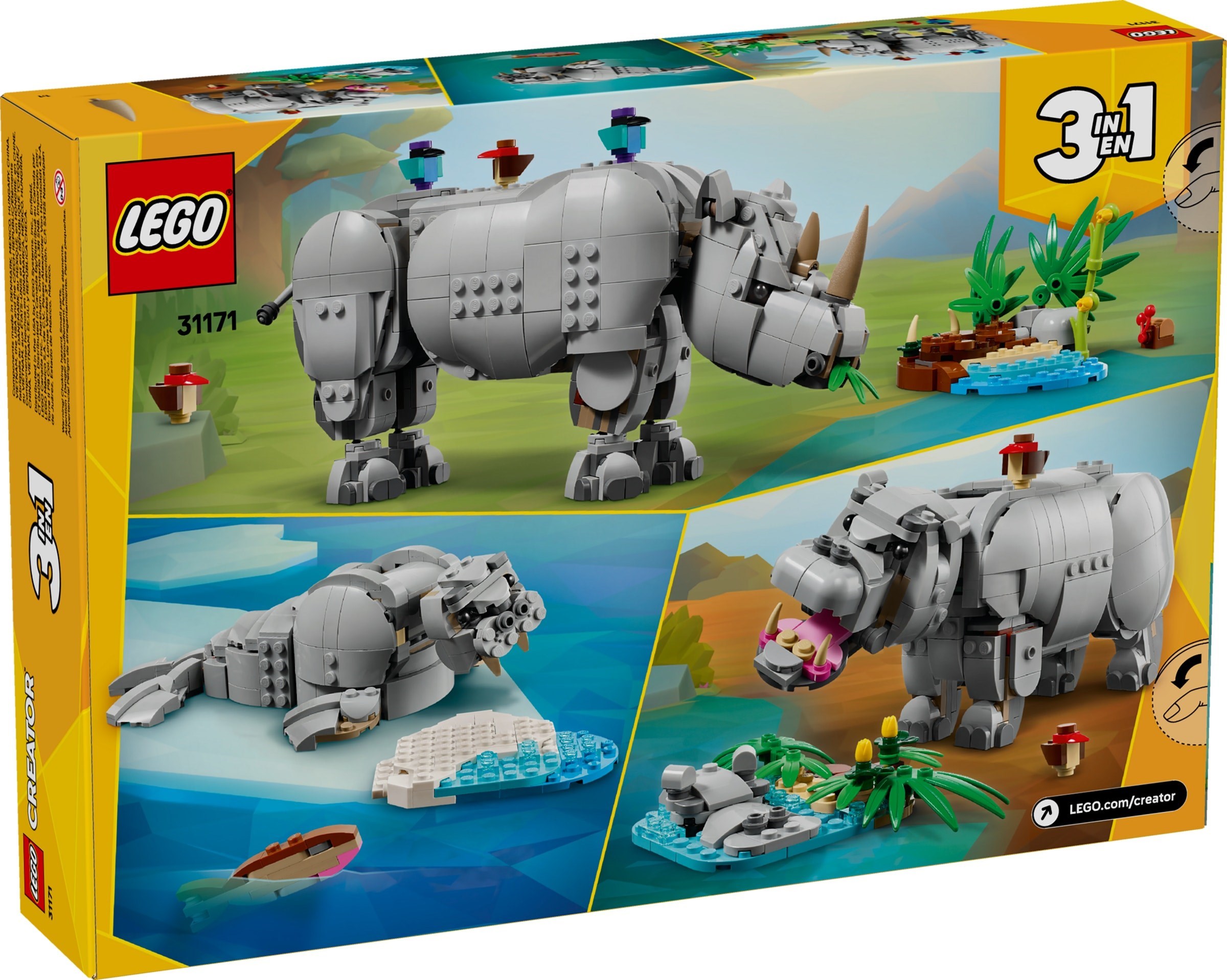 LEGO Creator เลโก้ 31171 Majestic Rhino