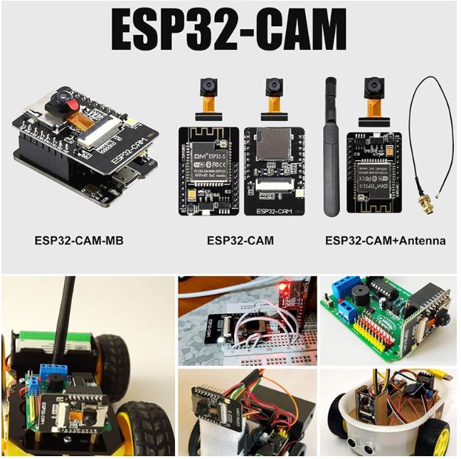 ESP32-CAM OV2640 2MP with Download Module KIT Camera WiFi+Bluetooth