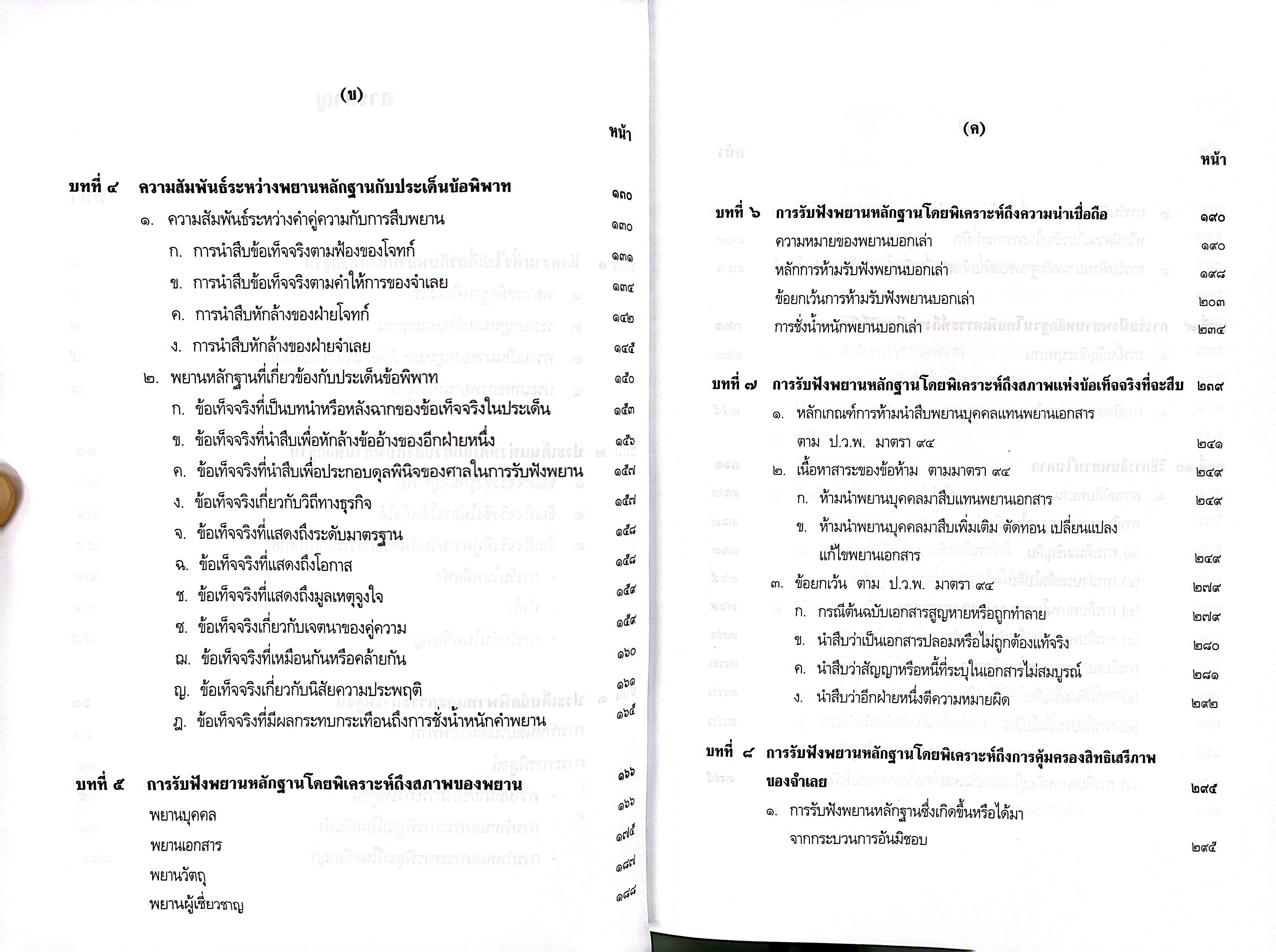 (ห่อปก) คำอธิบาย กฎหมายลักษณะพยาน / เข็มชัย ชุติวงศ์