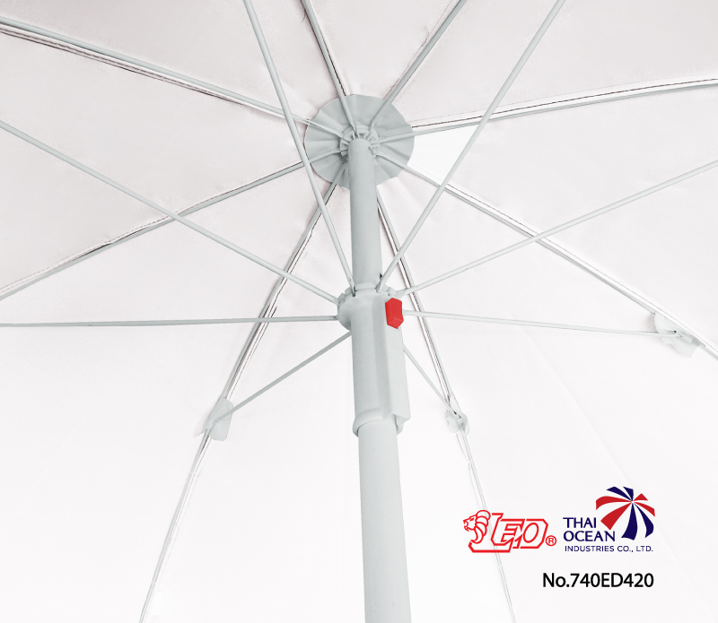 Leo ร่มสนาม แม่ค้า สำหรับขายของ ขนาดØ1.80เมตร ผ้าโพลีเอสเตอร์ 420D