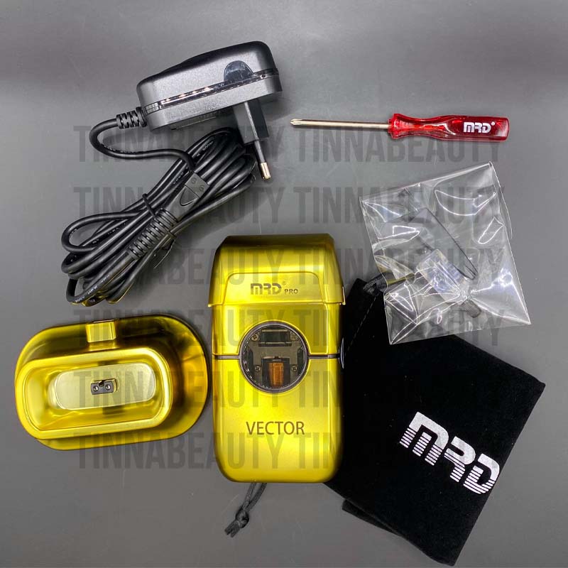 เครื่องโกนหนวดUnion X MRD VECTOR MOTOR SHAVER WITH INTUITIVE TORQUE CONTROL(สีทอง)