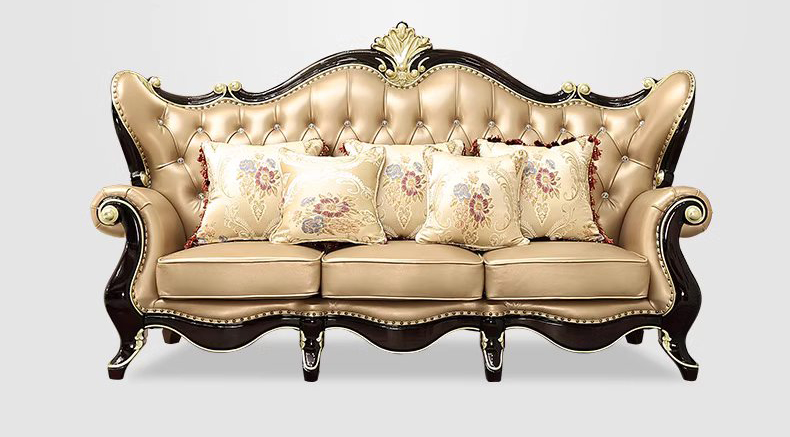 โซฟาหลุยส์ โซฟาหรู ชุดโซฟาหลุยส์ รุ่น Denia