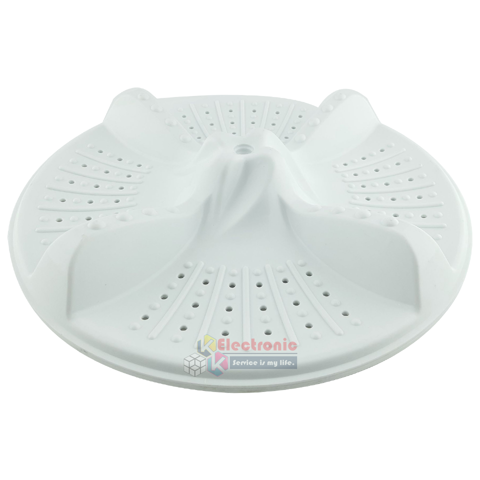 ใบพัดซักเครื่องซักผ้า HAIER-ไฮเออร์ รุ่น HWM-T85M ขนาด 35 เซนติเมตร รูแกน 10 ฟันเฟือง สามารถใช้กับเครื่องซักผ้าทั่วไป