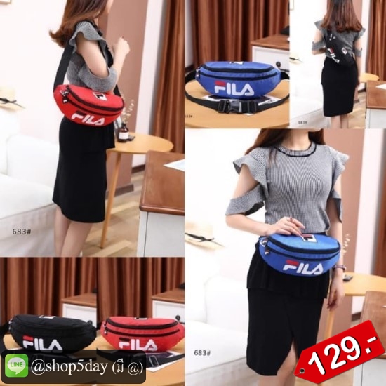 🔥กระเป๋าแฟชั่น คาดอก Fila ฟิล่า No.flla 129-F