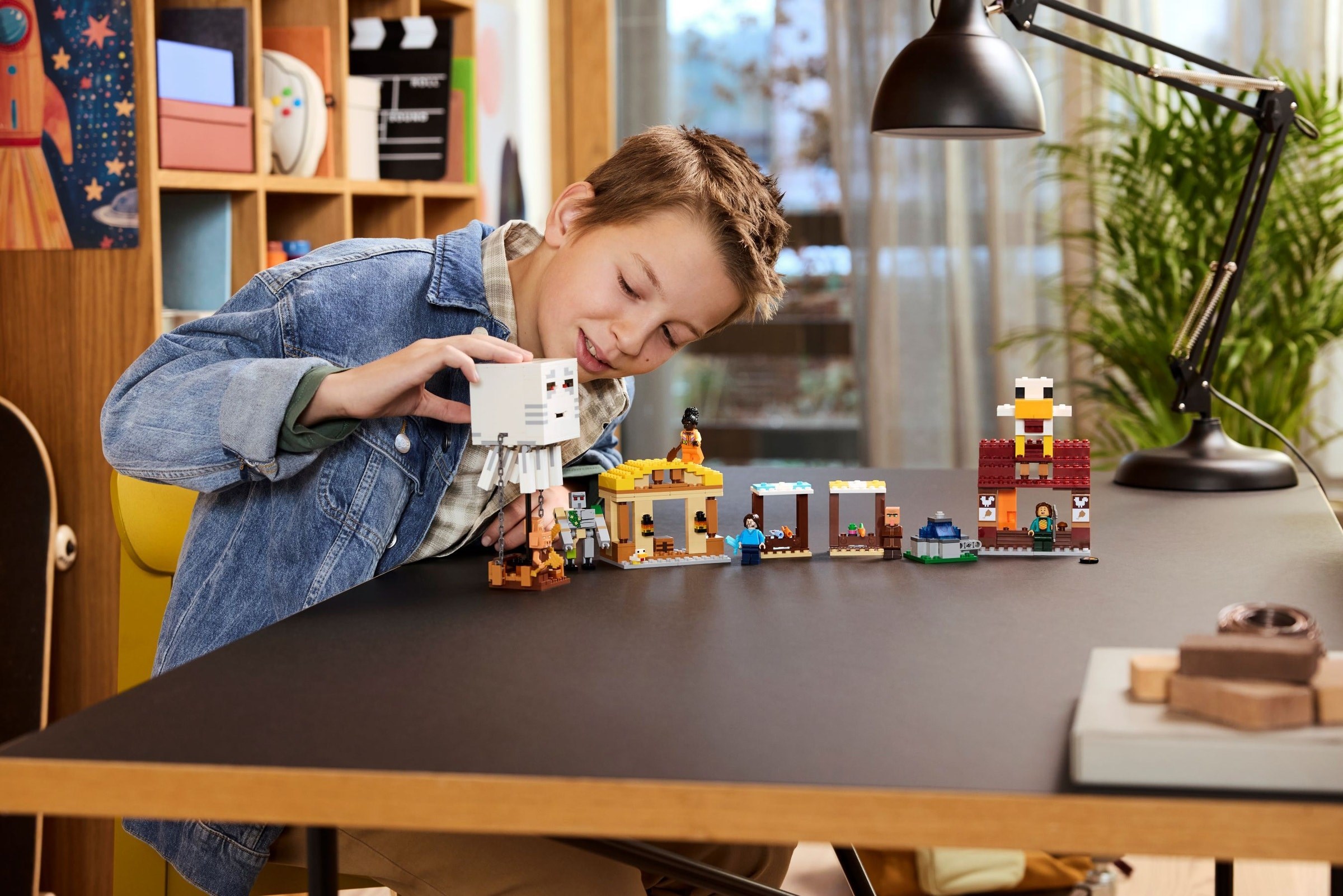 LEGO Minecraft เลโก้ 21273 The Ghast Balloon Village Attack