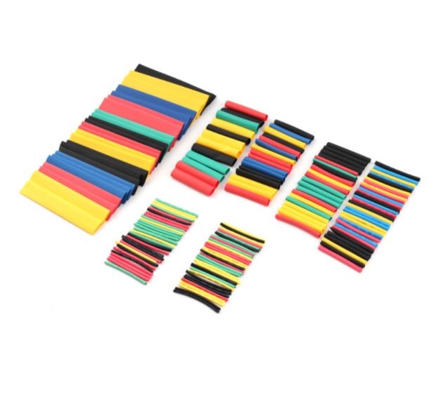 ท่อหดขนาด 2mm ยาว 40mm (4 cm.) อัตราส่วนการหด 2:1 มี 7 สีให้เลือก Heat Shrinkable Tube