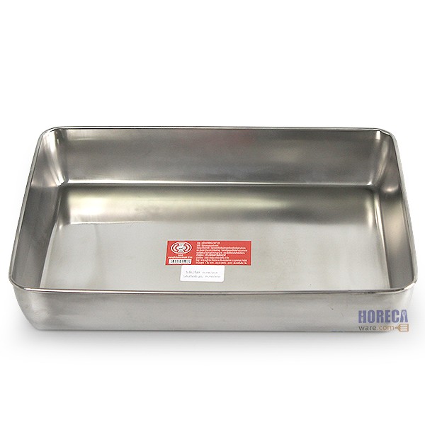 ถาดเหลี่ยมลึก 35 ซม. สามเอส