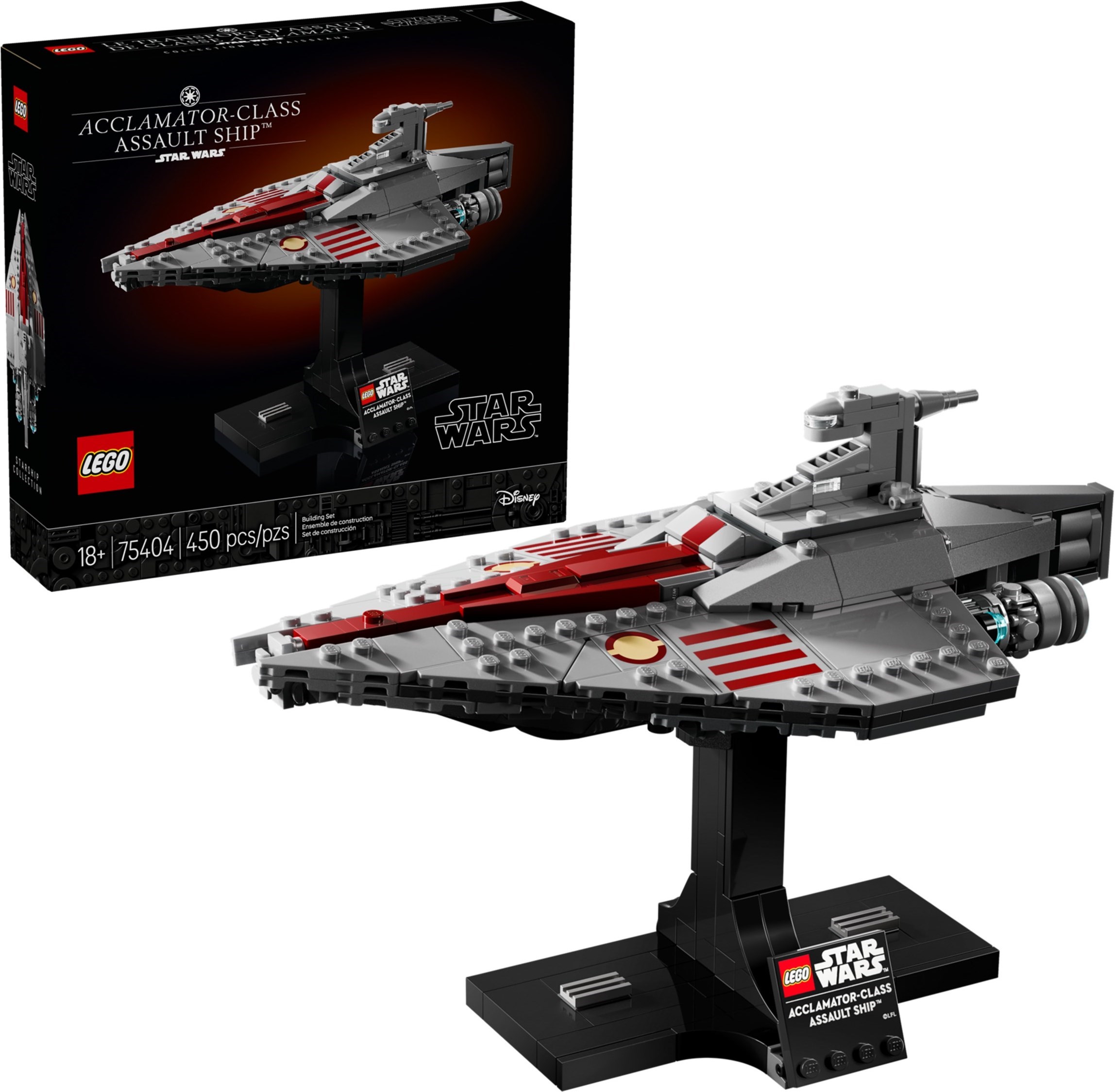LEGO Star Wars เลโก้ 75404 Acclamator-class Assault Ship