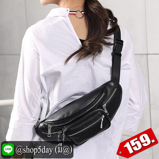 ♨️ กระเป๋าแฟชั่น คาดอก-คาดเอว หนัง PU OK ⚡️