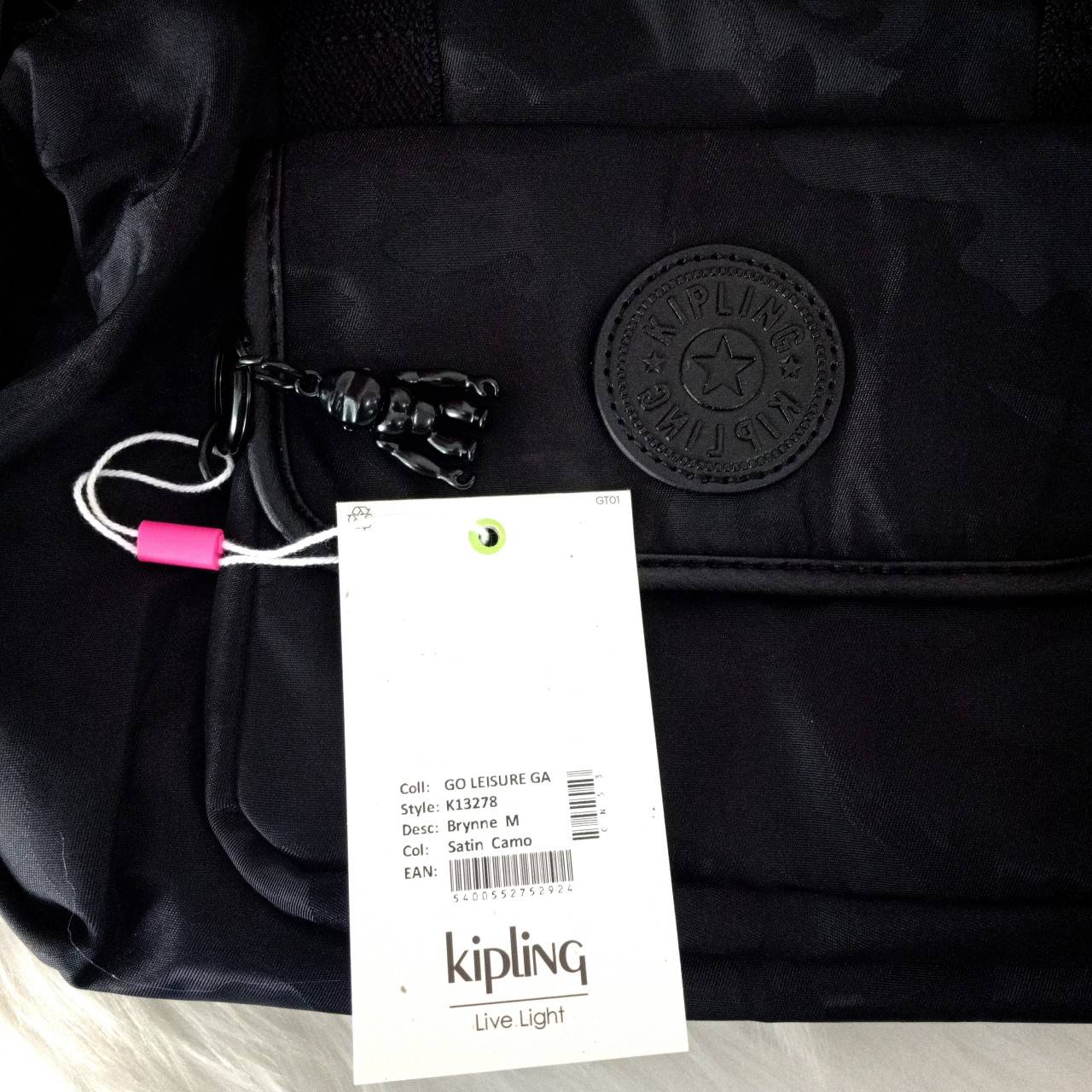 KIPLING BRYNNE Satin Camo กระเป๋าถือ สะพายข้าง