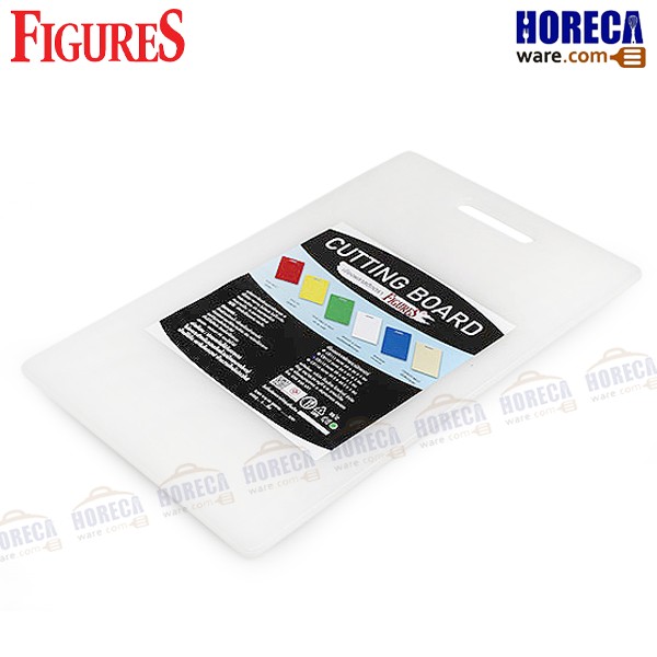 Plastic cutting board 28 x 46, thickness 1 cm, figure-plastic
